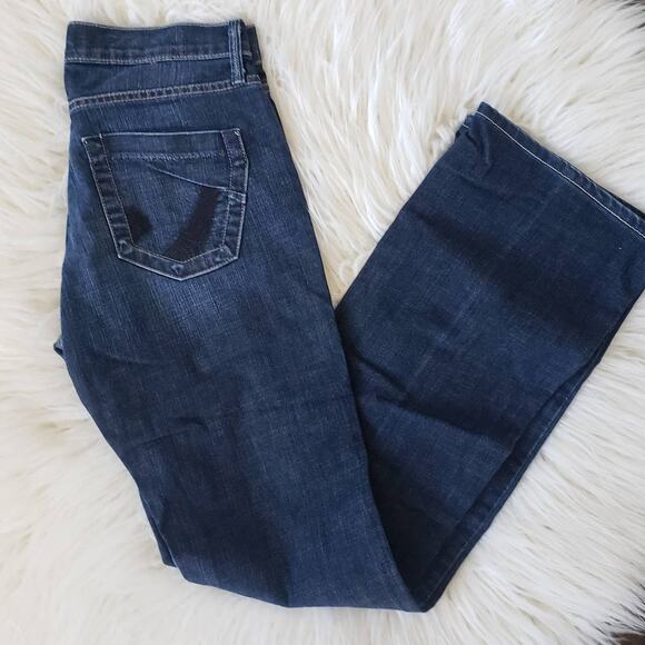 James Jeans Hector Skinny Dip Jeans Bootcut Cotton Mid Rise Women 28 x 33 - Picture 4 of 8